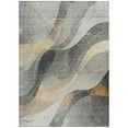 thumbnail image 2 of Addison Rugs Chantille Indoor/Outdoor Transitional Swirls Gray Washable Rectangle Rug, 2'6" x 3'10", 2 of 6