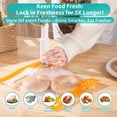 thumbnail image 4 of Vacuum Sealer for Food, Reusable Sous Vide Bags with Air Valve, PA&PE Material Long-lasting Freshness for Cooking, Food Storage(10.2 * 13.4in 20pcs&#2013266940, 4 of 6