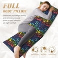 thumbnail image 5 of KLL Ultra Soft Microfiber Body Pillow Cover/Pillowcases 20"x54" with Hidden Zipper Closure-Magical Mushrooms and Flowers, 5 of 8
