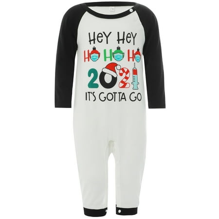 

Canrulo Family Matching Christmas Pajamas for Women Men Kids Boys Girls Baby Cotton Jammies Long Sleeve Pjs White Baby 3-6 Months