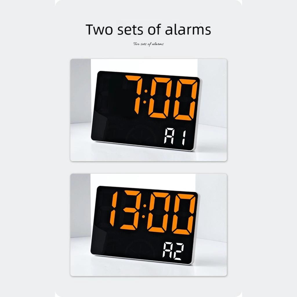 YIGSECU Weather Stations Clock With Temperature Humidity Trend Alarm Weather Forecast