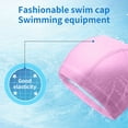 thumbnail image 5 of Swim Caps Ear Protection, Swimming Cap Men And Women, Cap Waterproofs High Elasticity, Swimming Cap for Long Hair & Short Not Strangling Head Spa Swimming Cap, 5 of 6
