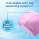 thumbnail image 5 of Gorra de Natación Impermeable de Poliuretano para Hombres y Mujeres | Alta Elasticidad con Protección para Orejas | Compatible con Cabello Largo | Cómoda, Antideslizante para Natación, Spa y Piscina, 5 of 6