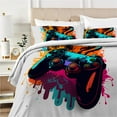 thumbnail image 4 of Fashion Home Bedding Clothes Quilt Cover Game Art Style Pillowcase Skin-friendly Duvet Cover Set, 4 of 6