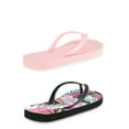thumbnail image 3 of Wonder Nation Girl Flipflop Sandals 2-Pack, 3 of 5