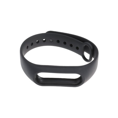 Watchband Armband Printing Wristband Bracelet Strap Vervanging Smartband for Xiaomi 2 Band (Black)
