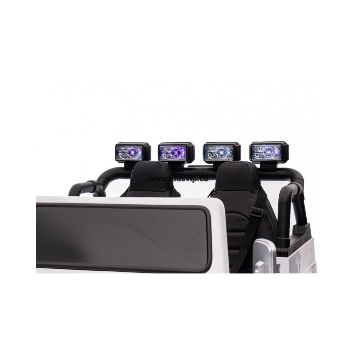 KidsVIP Licensed Toyota 2-Seater 24V Powered 4x4 Premium Ride-On Truck w/ Rubber Wheels, Music & Remote