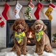 thumbnail image 4 of Dog Bandana 2 Pack,Green Lime Slices Yellow Pattern Bandanas for Dogs,Cat Bandana,Small/ Large Dog Bandana 2 Size,Dog Bandanas, 4 of 6
