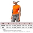 thumbnail image 5 of Top de verano sin espalda, camiseta de manga corta sin espalda con espalda abierta para mujer, camiseta sin espalda recortada hecha con cuidado, 5 of 5