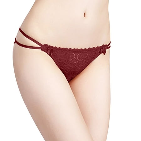 

Womens Thong Lace Panties Sports Strap Low Waist Panties Underwear Women High Waist