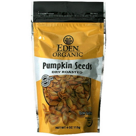 Eden Dry Roasted Pumpkin Seeds, 4 oz (Pack of 15)