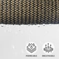 thumbnail image 3 of NAWAY Triangle Custom Sun Shade Sail 20'X20'X28.3' Permeable Canopy Sand for Patio Garden Yard Deck Pergola,Brown, 3 of 6