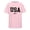 R245 Pink, variant on Ruiwill Toddler Boys Tops 4Th Of July Size 2-3 Years Summer Crew Neck Short Sleeve Usa Flag Print Tees Stretchy Independence Day Boy Tops Black
