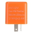thumbnail image 4 of 2 Pin Motorcycle Speed Adjustable LED Turn Signal Indicator Flasher Relay 12V, 4 of 5