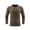 Brown, variant on Wancir Men's Quick-Dry Long Sleeve Shirts Elastic Running T-Shirts Tight Fitness Athletic Tops Gym Workout Tees Plus Size