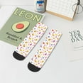 thumbnail image 7 of Fuzoiu Cartoon Birds & Flowers Print Adult Socks, Crew Moisture-wicking Socks, Unisex Cushion Crew Socks,Casual Sports Ankle Socks, 7 of 7