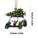 thumbnail image 4 of Decoración navideña personalizada para coche, regalo para árbol de Navidad, adornos colgantes, 4 of 4