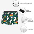 thumbnail image 3 of Pofeuu Lgbt Penguin Print Men’s Boxer Briefs, Moisture-Wicking Underwear, Regular,Trunk-Small, 3 of 5