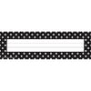 Teacher Created Resources Infant - 6th Grades Name Plate Black Polka Dots (TCR4001)