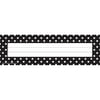 Teacher Created Resources Infant - 6th Grades Name Plate Black Polka Dots (TCR4001)