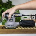 thumbnail image 3 of Jellas 5-Inch Random Orbital Sander with 17Pcs Sandpapers, 13000RPM 6 Variable Speed Sanders for Wood, High Performance Dust Collection System for Woodworking, 2.5A, Dust Collection Bag Include, 3 of 8