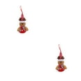 thumbnail image 4 of Wosthever Colgante de árbol de Navidad, portátil, bonito, lavable, para interior, restaurante, Bar, patio trasero, decoración decorativa, Animal 2Conjunto, 4 of 6