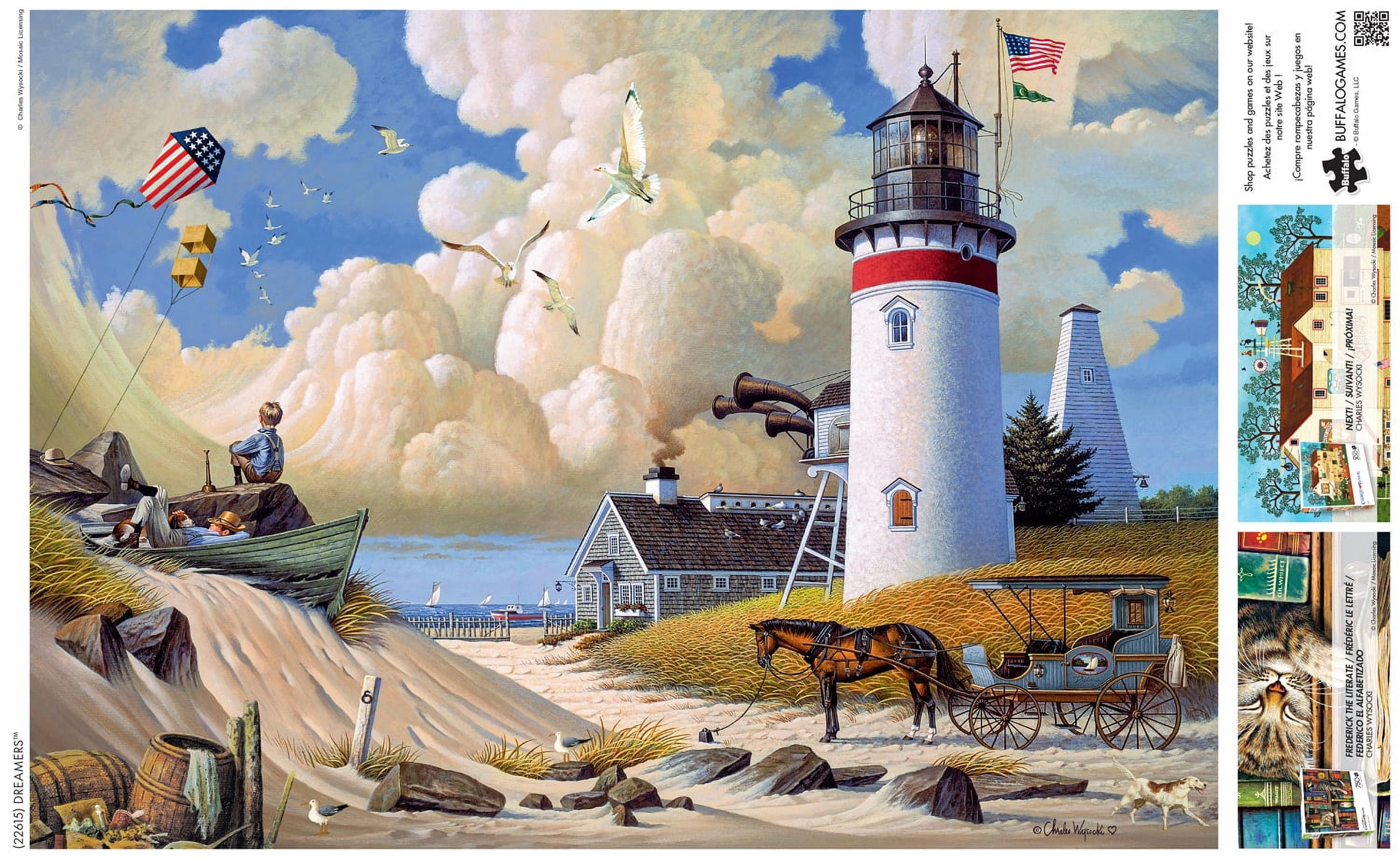 Buffalo Games 300-Piece Charles Wysocki Dreamers Adult Interlocking Jigsaw Puzzle