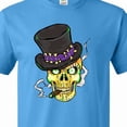 thumbnail image 4 of Inktastic Mardi Gras Skull with Cigar T-Shirt, 4 of 5