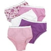 Girls' Assorted Brief Panties, 12-Pack