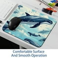 thumbnail image 6 of Whale Printed Square Mouse Pad Desk Mat, Non-Slip Rubber Bottom Gaming Mouse Mat for Office, 8.3x9.8 Inch, 6 of 6