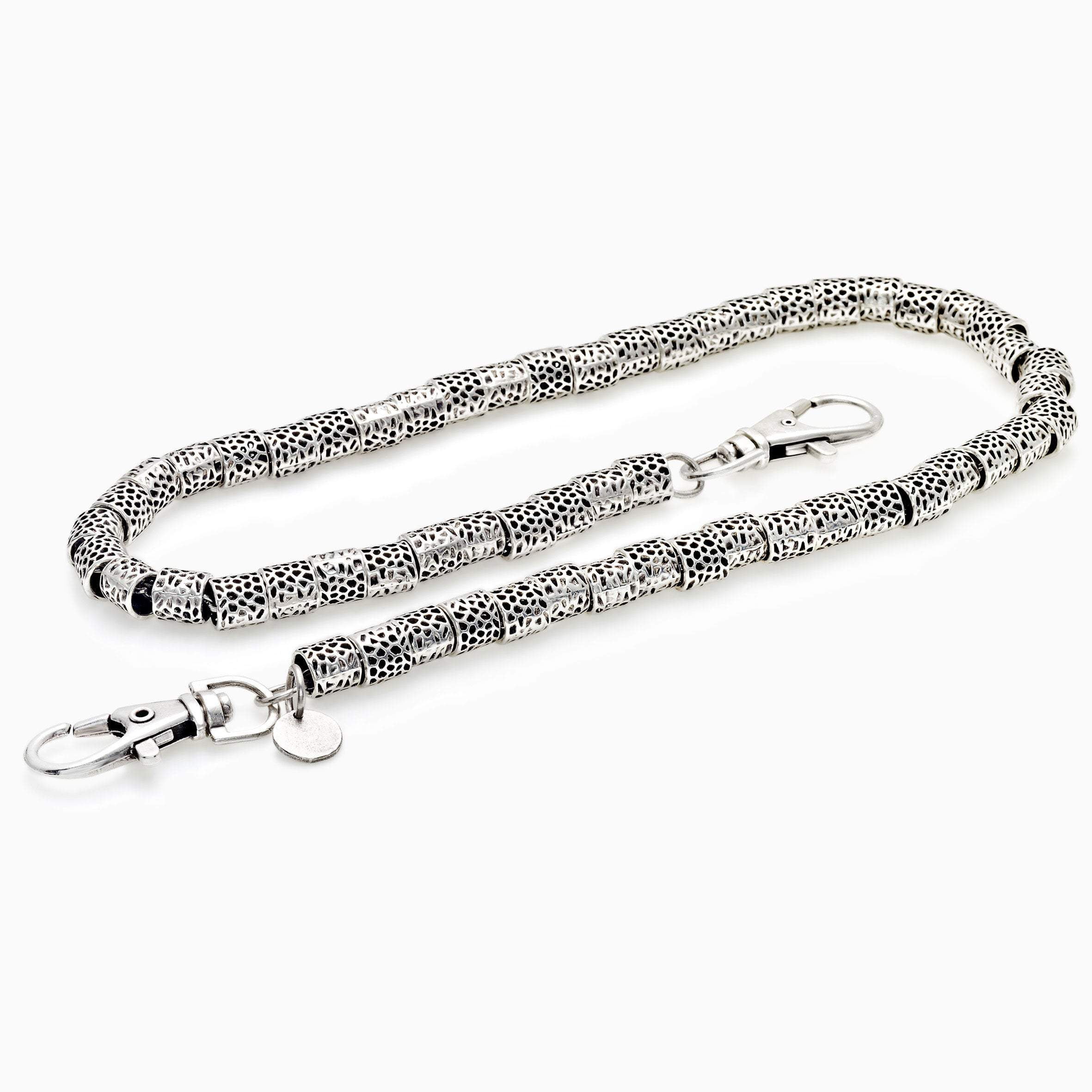 Men's woven tubes Wallet Chain // Wallet Chain // Curb Chain Wallet Chain // Chain Wallet // Jean Wallet Chain / Key Wallet Chain / Chain