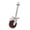 PVC, variant on lacooooppia Scaffolding Caster 6" Caster Easy to Roll Adjustment Rod Design Convenient Practicality 360 Degrees Swivel Caster for Shelves Rubber