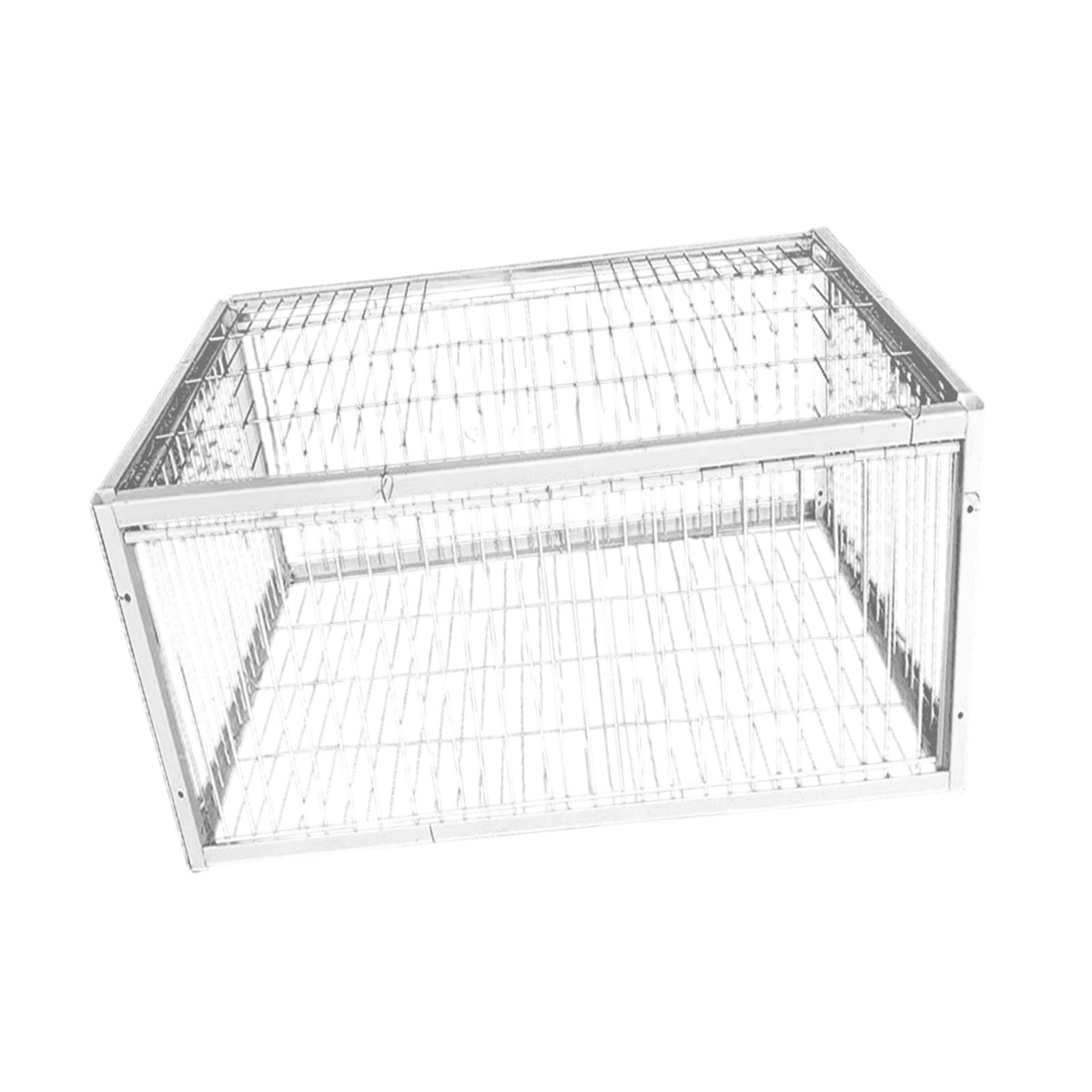 Serenable Tauben Cage, Automatic Pigeon Collector, Simple Assembly, Wire Cage, Thickened Animal Cage, Pigeon Stable for Chicken Garages, Orchard , 4 enter