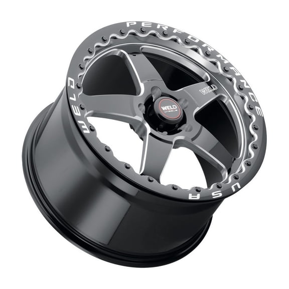 Weld Ventura Beadlock Wheels 17x10 5x114.3 Gloss Black