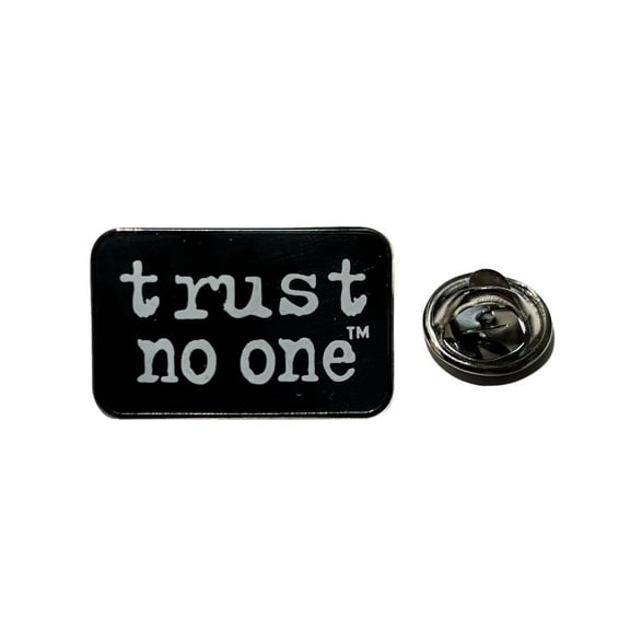 Trust No One X Files Lapel Pin