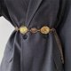 thumbnail image 4 of Cinturón de cadena de metal estilo bohemio vintage para vestido: cadena de aleación de moda, 125 cm, estilo retro, ideal para diversos atuendos., 4 of 5