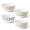 Pink&Green&Puprle&Orange, variant on Carote 4-Piece Ceramic Cereal Bowls Set, Soup Bowls for Cereal, Salad, Oatmeal and Dessert, Kitchen Serving Bowls