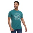 thumbnail image 3 of Crosshatch - Camiseta Talung Jaspeada para Hombre (Verde), 3 of 3