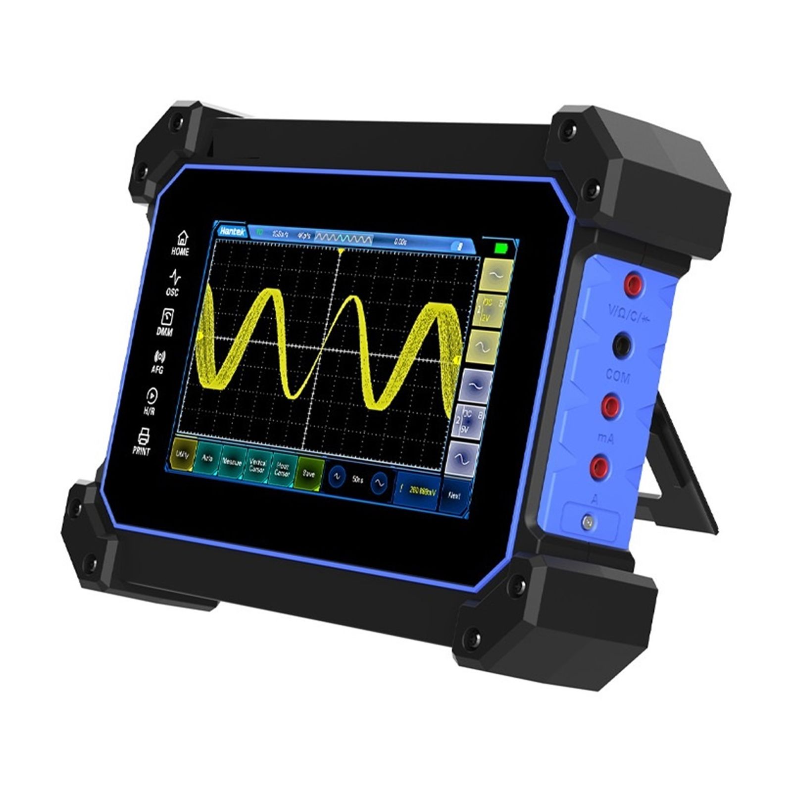 TO1112D Touch Screen Digital Oscilloscope 2 Channels 110Mhz Hanheld Osciloscopio + Signal Source +Multimeter ,Professional Designed