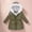 F-273Army Green, variant on ZHOGXU Big Girls Boys Hooded Jacket With Pocket Long Sleeve Zipper Solid Color Windproof Warm Comfortable Coat For Fall Winter Daily Wear Army Green 4-5 Years