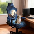 thumbnail image 3 of Xixirimido Office Computer Game Chair Covers Stretchy Polyester Armchair Slipcovers for Reclining Racing Gaming Chair with Armrest Covers, Eagle Moon Starry Night, 3 of 8