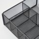 thumbnail image 5 of Organizador de escritorio de malla metálica negra – portaplumas de 6 compartimentos y soporte para material de oficina para escritorio, escuela, oficina en casa y almacenamiento de maquillaje, 5 of 8