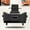 Classic Black-1pc, variant on Car Seat Back Storage Box -Multifunctional Storage Box with Cup Holders, Tissue Box & Hooks, Headrest Mounted Travel Essential for Kids and Family Road Trips