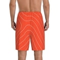 thumbnail image 4 of Lsque Salmon Fish Meat Mens Sleep Pajama Shorts,Short Pajama Pants, Cotton Ultra-Soft Knit-Large, 4 of 9