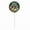 Plants-10, variant on Eveokoki 9.2x9.2 Inch Native Plants Less Water Round Lawn Yard Metal Sign Aluminum Stakes Sign Waterproof Road Decor Decoration Outdoor Use