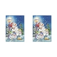 thumbnail image 2 of Injueey Cuadros de pintura de diamantes de Navidad, arte de pared, artesanía para niños, decoración de vacaciones, Papá Noel, muñeco de nieve, casa Type1 NO1, 2 of 6