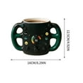 thumbnail image 2 of Fmbmuo Resin Novelty Mug 12 oz Reusable Coffee Mug With Handle, Novelty Art Deco Dishwasher and Microwave Safe Steering Wheel 3d Cup Birthday Gifts for Women Men, 2 of 5