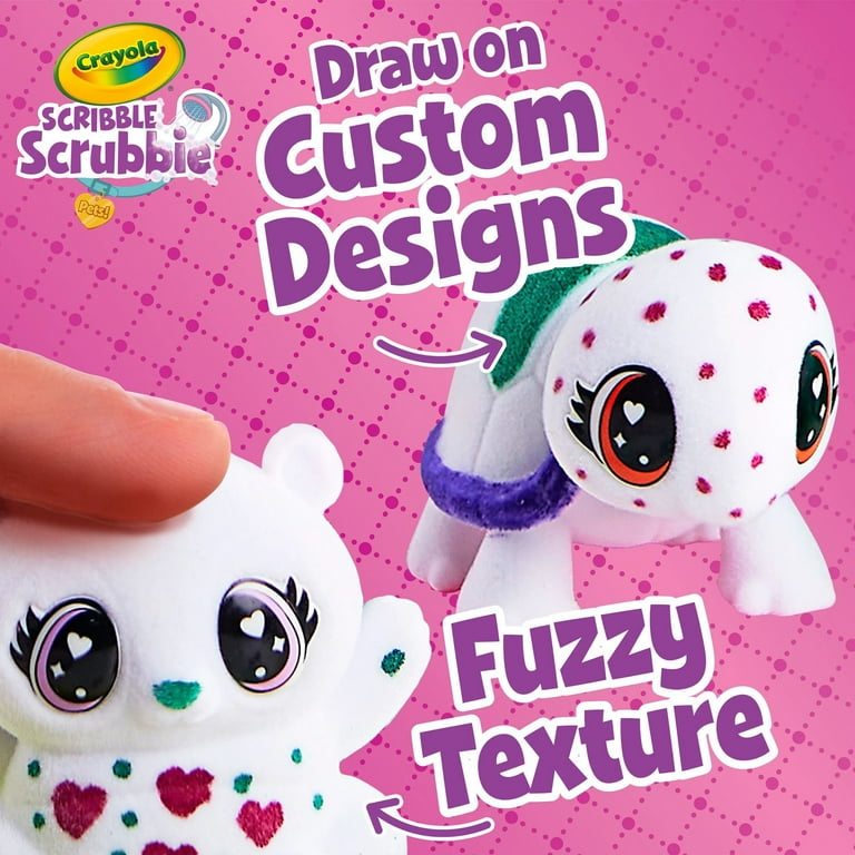 CRAYOLA Scribble Scrubbie Pets Carnival Playset, Gifts for Kids