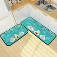 thumbnail image 2 of Easter Gnomes Eggs Kitchen Rug Spring Easter Day Flowers Kitchen Mats Runner Laundry Rug Non Slip Floor Door Mats Soft Doormats Carpet Home Decor Set of 2, 2 of 6