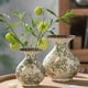 thumbnail image 4 of Florero floral chinoiserie verde, floreros de cerámica retro agrietados con hielo for decoración del hogar, 4 of 7